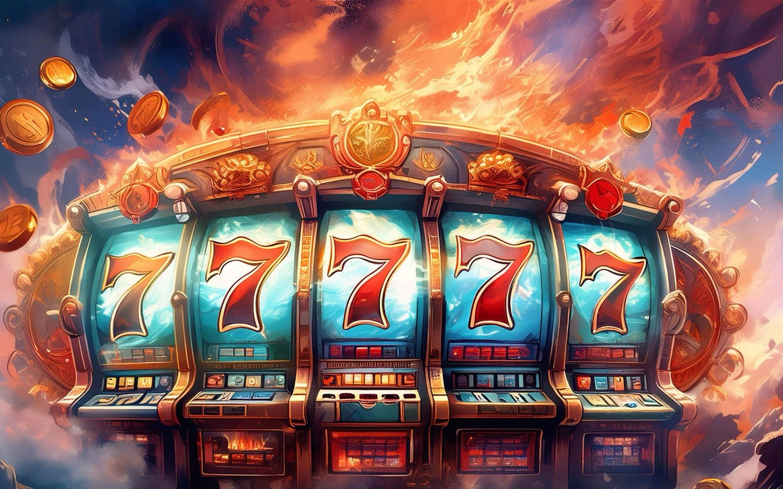 Reel dan simbol bonus pada permainan slot mobile